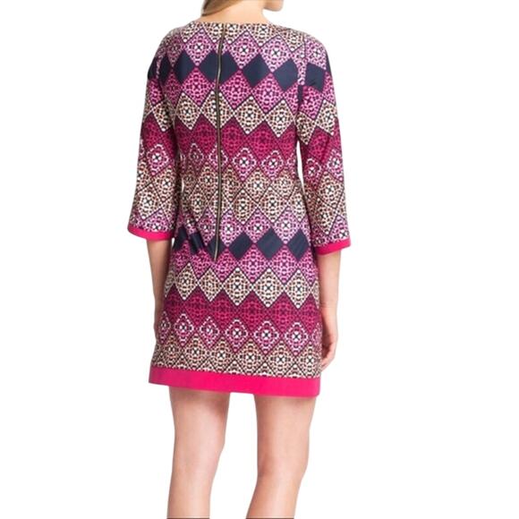 Eliza J Shift Dress Retro Geometric - Picture 11 of 13